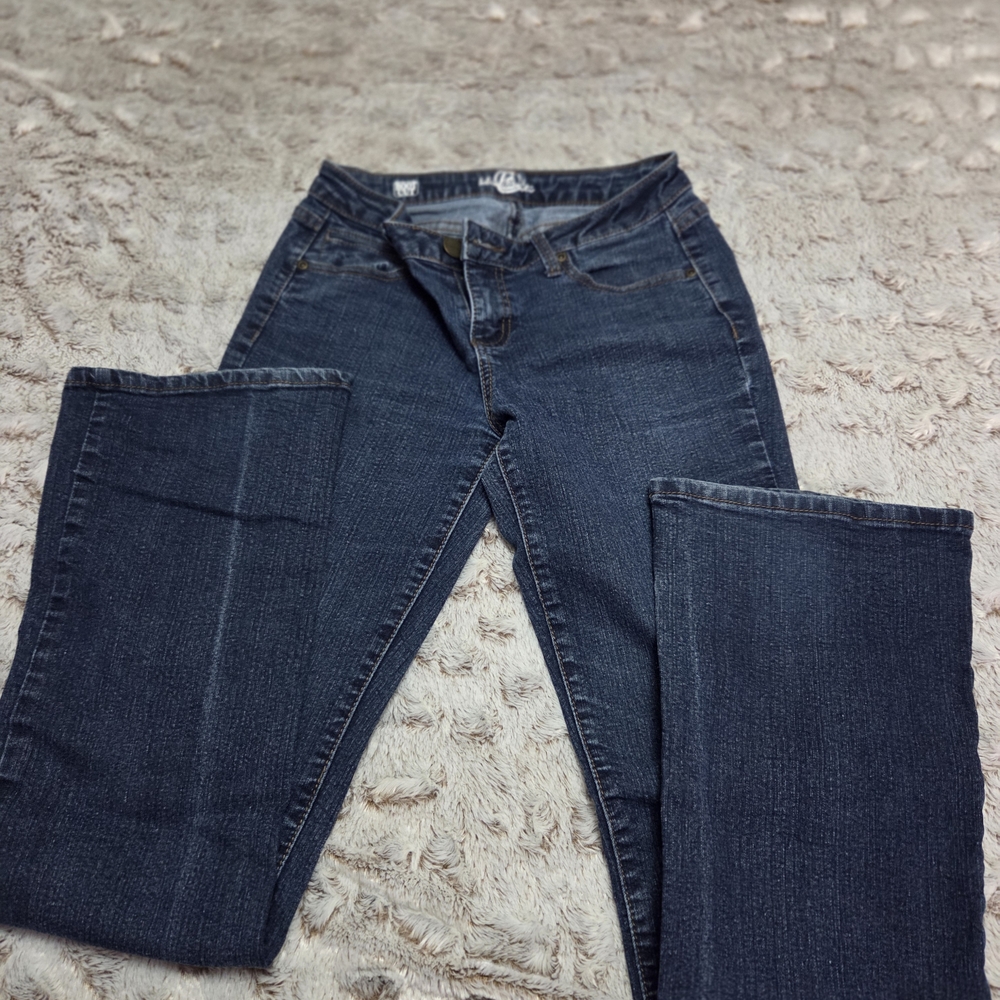Dark Blue Straight Leg Women's Jeans